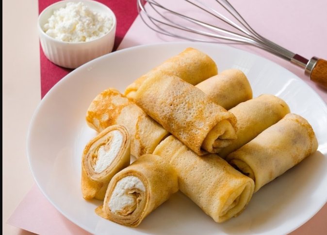 Блинчики с творогом (3 шт)