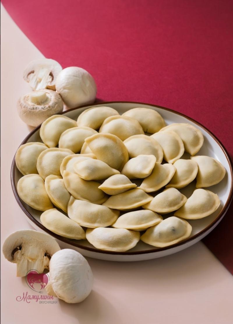 Вареники с картофелем и шампиньонами, 1 кг