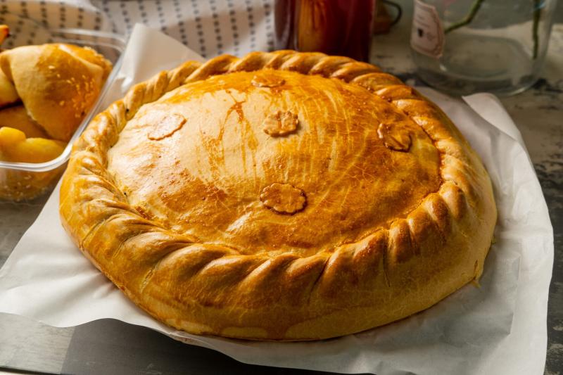 Запеченный мясной пирог, 1кг