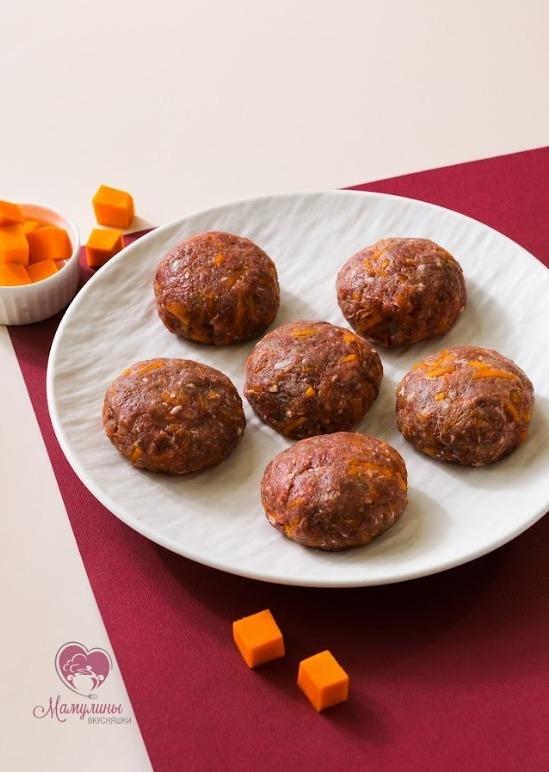 Котлеты из конины и тыквы , 500 гр