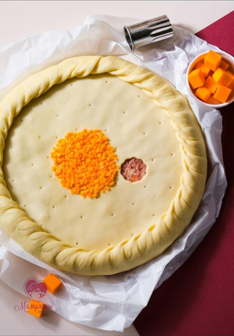 Мясной тыквенный пирог, 1,7кг
