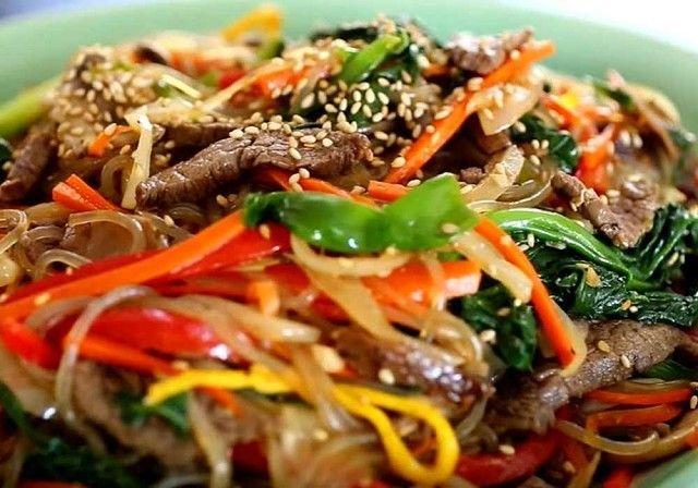 Салат "Фунчоза с мясом", 400 гр