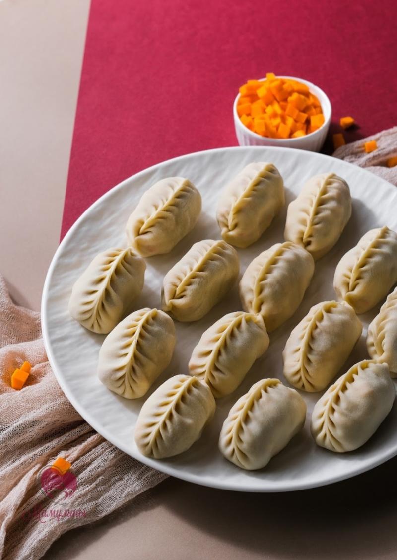 Манты с мясом и тыквой, 1 кг